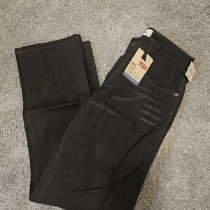 Boys Levi's 505 black jeans size 18 Reg 29x29 straight leg regular fit